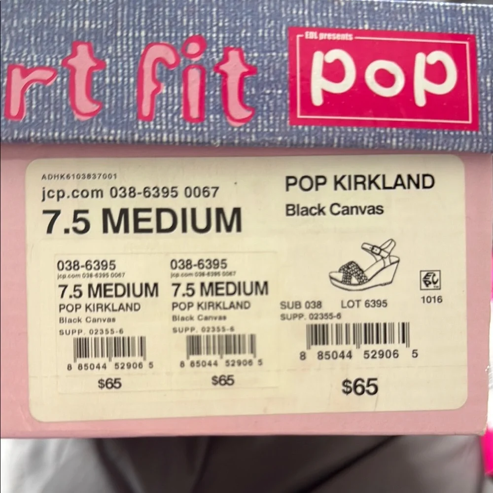 Pop Kirkland black wedges - Picture 3 of 6